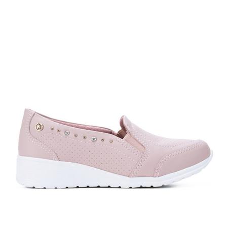 Tenis Slip On Kolosh Anabela Strass Feminino Slipper Slip On