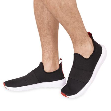 Imagem de Tênis Slip On Masculino Caminhada Academia Super Conforto Zafrem Preto