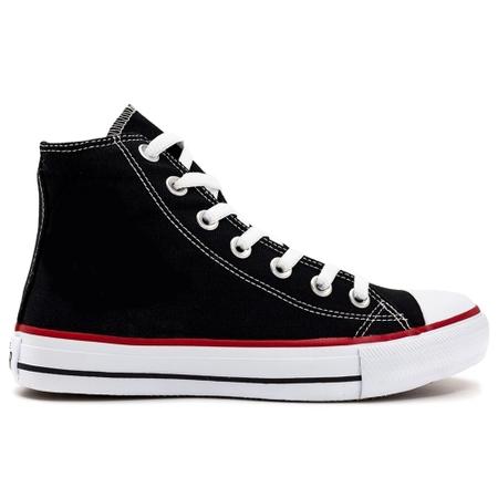 Tenis Star Cano Alto Botinha Casual Retro Rel gio Varias Cores