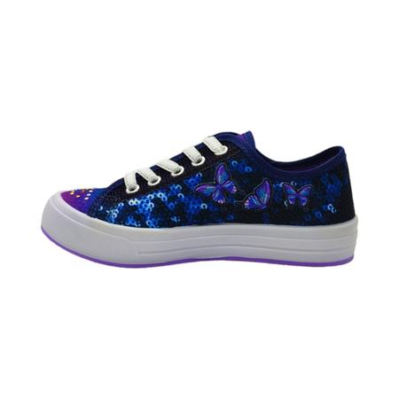 Tenis star chic lantejoula cano baixo infantil - i3400 Imagem de Tenis star chic lantejoula cano baixo infantil - i3400