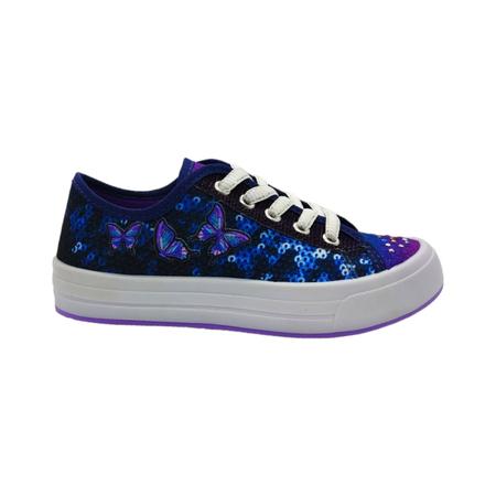 Tenis star chic lantejoula cano baixo infantil - i3400 Imagem de Tenis star chic lantejoula cano baixo infantil - i3400