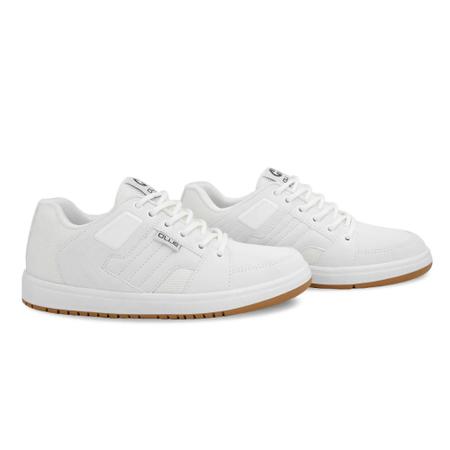 Tênis masculino ollie com faixas store laterais branco