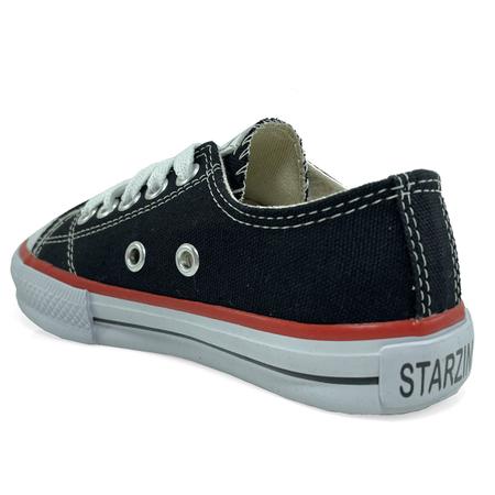 Tênis Super Star Cano Alto Empire Infantil - Preto - Preto