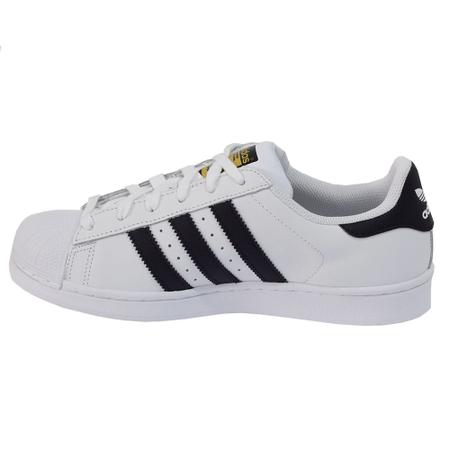 Adidas superstar blanc on sale noir or