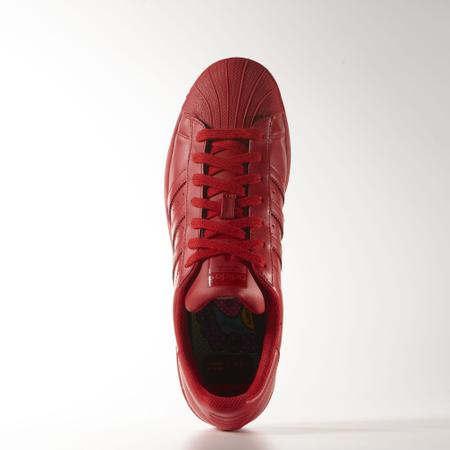 T nis Superstar Supercolor Vermelho Adidas T nis Esportivo