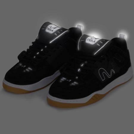 Tênis Tesla Nine Reflect Preto/Branco/Natural Imagem de Tênis Tesla Nine Reflect Preto/Branco/Natural