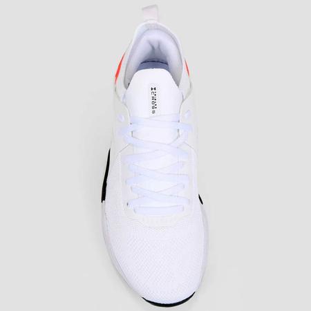 T nis Under Armour Tribase Cross Masculino Branco e Laranja