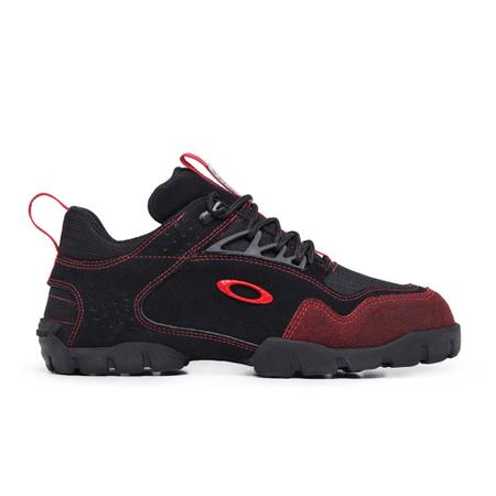 T nis Unissex Modoc Low II Preto detalhe Vermelho Tribo Star