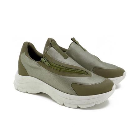 Tênis Usaflex Feminino Slip On Zíper Lateral AJ0303 Imagem de Tênis Usaflex Feminino Slip On Zíper Lateral AJ0303
