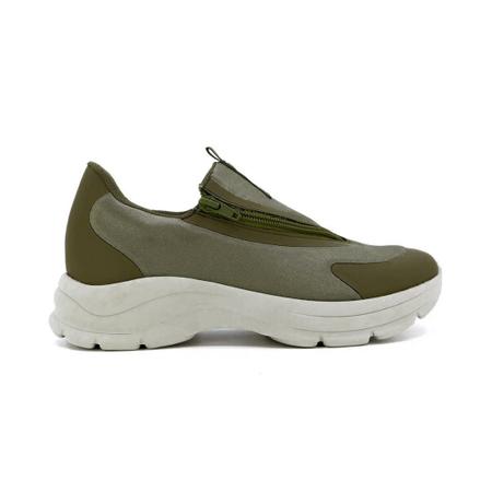 Tênis Usaflex Feminino Slip On Zíper Lateral AJ0303 Imagem de Tênis Usaflex Feminino Slip On Zíper Lateral AJ0303