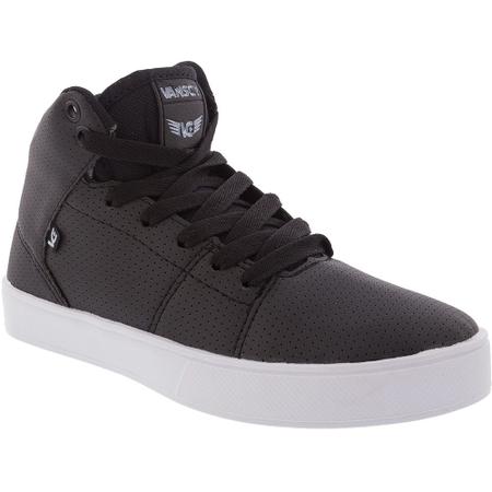 T nis Vanscy Infantil Cano Alto Perfuros Preto T nis Infantil