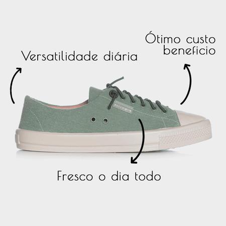 Imagem de Tênis Verde Casual Feminino Estiloso para o dia a dia Zoccolette 