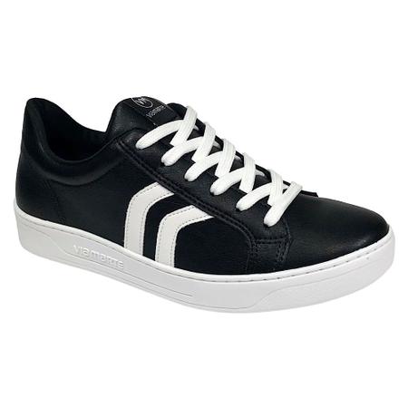 Tênis Via Marte Casual Napa 23-13808 Preto Imagem de Tênis Via Marte Casual Napa 23-13808 Preto