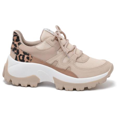 T nis Via Marte Feminino Chunky Animal Print 20 12065 Nude