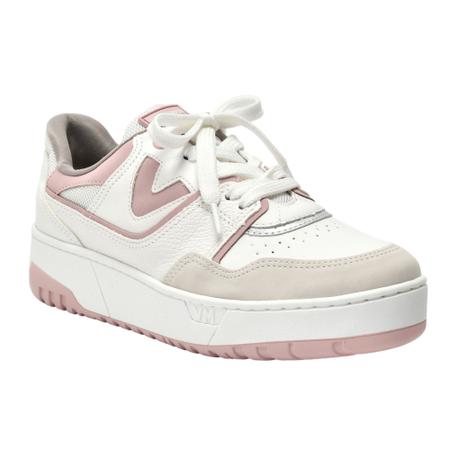 Imagem de Tenis Via Marte Feminino Nobuck Branco Bege 042-004-06