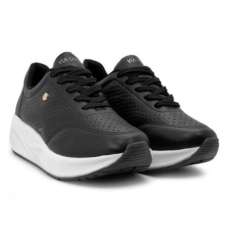 Tenis via hotsell uno branco plataforma