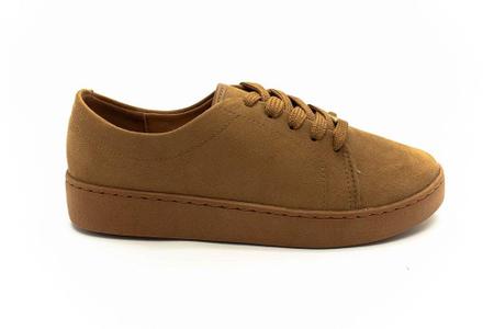 Tenis feminino marrom camurça cheap