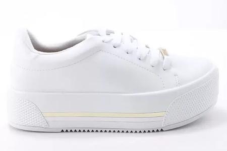 Tênis flatform hotsell vizzano detalhes branco