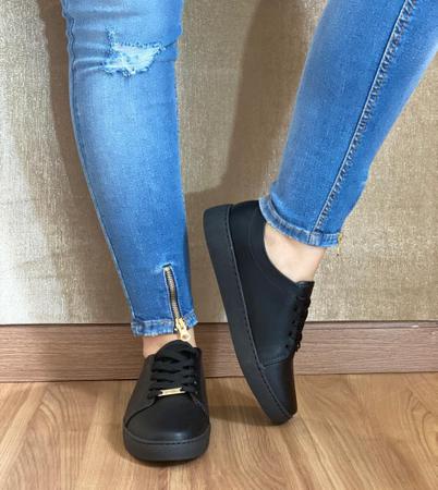 Tenis vizzano store preto fosco
