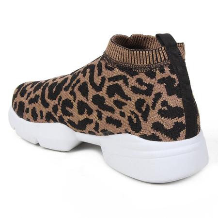 Tenis meia sale vizzano animal print