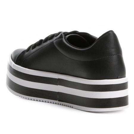 Tenis plataforma hot sale preto vizzano