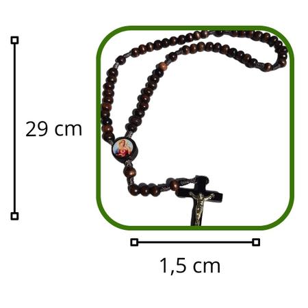 Imagem de Terço Imaculado Coração de Maria com oração