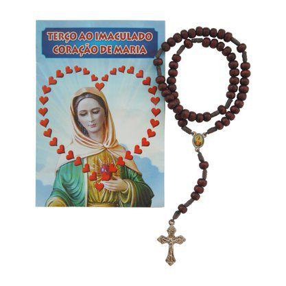 Imagem de Terço Imaculado Coração de Maria com oração