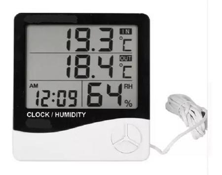 Imagem de Termo Higrometro Hora Humidade Temperatura Max e Min -KLX Qualidade e Inovação