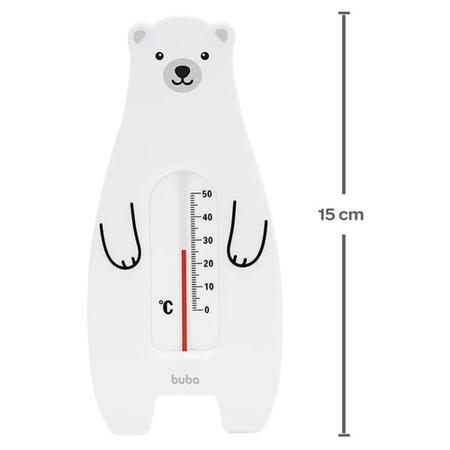 Imagem de Termômetro de Banho Banheira Flutuante Urso Polar Sem Mercúrio Buba