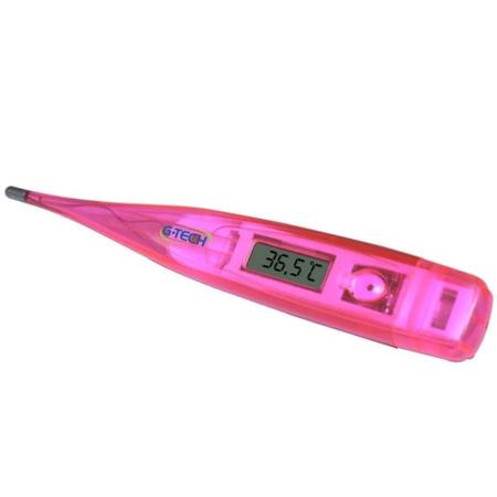 Imagem de termômetro digital Gtech com alarme rosa rosa