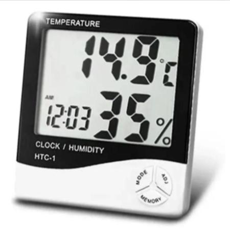 Imagem de Termômetro Higrômetro Digital Medidor De Temperatura Termo