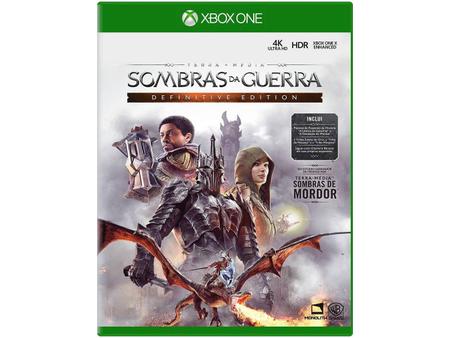 Jogo xbox one terra media sombras da guerra - Jogos Xbox One - Magazine  Luiza