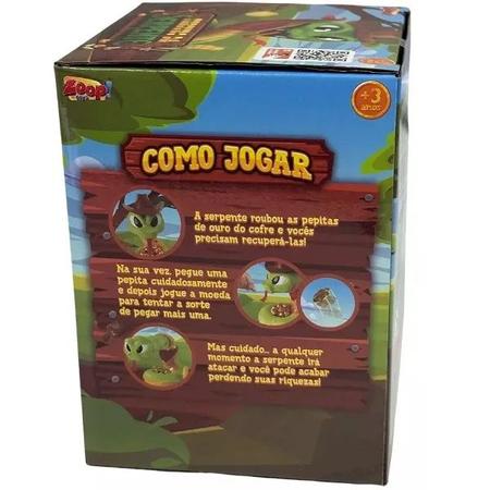 Jogo Tesouro Da Serpente Cobrinha - Pegue O Ouro - Zoop - Zoop Toys -  Outros Jogos - Magazine Luiza