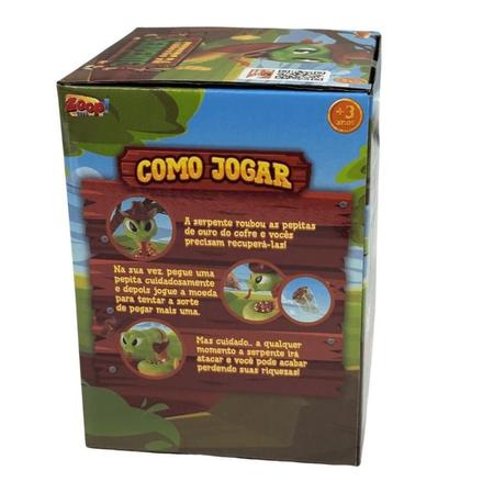 Brinquedo Tesouro da Serpente Jogo de Estratégia Educativo - Zoop Toys -  Jogos Educativos - Magazine Luiza