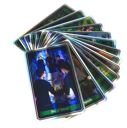 Imagem de The Green Witch Tarot Deck Holográfico Tarô Da Bruxa Verde Baralho de Cartas de Oráculo