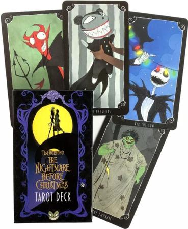 Imagem de The Nightmare Before Christmas Tarot Deck Tarô O Pesadelo Antes Do Natal Baralho de Cartas de Oráculo