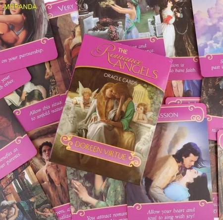 Divinatory Cards Romance Anjos dos Arcanjos e Guia PDF Book Edição  Espanhola Jogos de tabuleiro Tarot Doreen Virtue - AliExpress