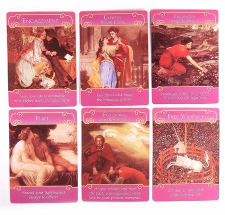 Romantic Love Angel Tarot Cartões Adivinhação Deck Inglês Versões Edição  Oracle Board Playing Table Games For