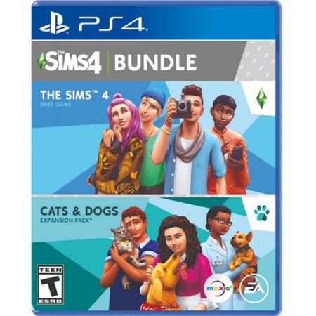 Jogo Ps4 The Sims 4 Plus Cats And Dogs Bundle Fisica