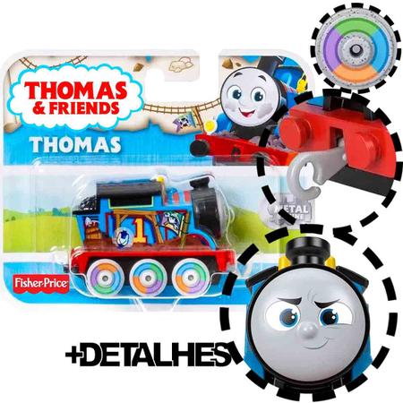 Mini Locomotiva - Golden Thomas - Thomas e Seus Amigos - Track Master - Fisher-Price - superlegalbrinquedos