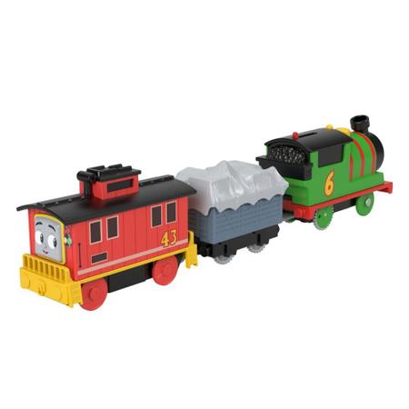 Thomas e Seus Amigos Pack Trenzinho Percy E Bruno Motorizado - Mattel -  Trem de Brinquedo - Magazine Luiza