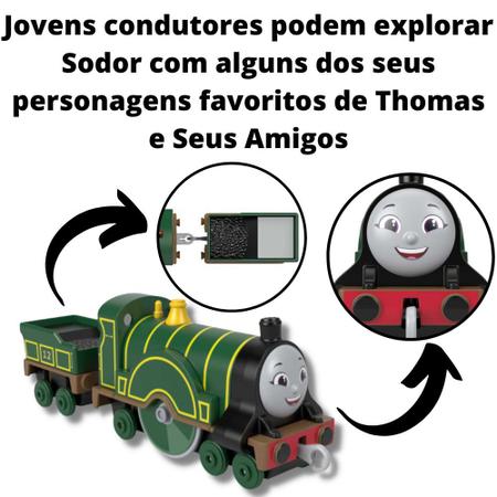 Thomas e Seus Amigos Emily Mini Trem - Trenzinho Brinquedo - Escorrega o  Preço