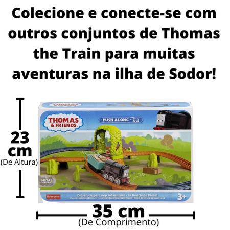 Pista de Trem - Thomas e Seus Amigos - Pátio Manutenção e Loop - Fisher-  Price - superlegalbrinquedos