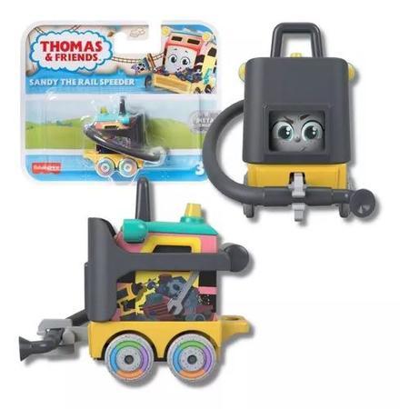 Thomas & Friends - Trenzinho Metalizado Sandy The Rail Speed - FisherPrice Imagem de Thomas & Friends - Trenzinho Metalizado Sandy The Rail Speed