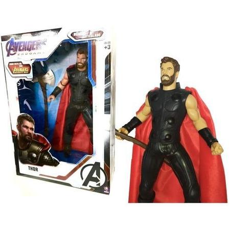 Thor Endgame Boneco Articulado 50 Cm Mimo Filme Marvel