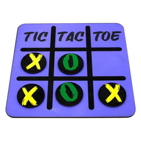 Tic Tac Toe Jogo Da Velha Infantil Corte A Laser 20X20Cm - Decoraset -  Rasteirinha Feminina - Magazine Luiza