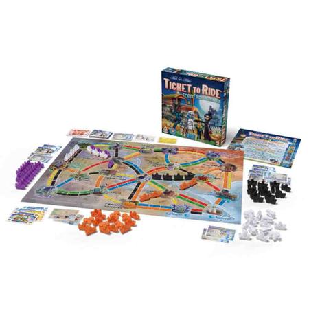 Ticket to Ride Trem Fantasma Jogo de Tabuleiro Galapagos TTR020 - Galápagos  Jogos - Outros Jogos - Magazine Luiza