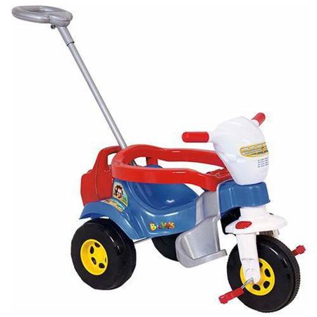 TRICICLO TICO-TICO BICHOS AZUL COM ARO MAGIC TOYS 3510