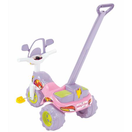 Tico Tico Meg Triciclo Com Haste - Magic Toys Imagem de Tico Tico Meg Triciclo Com Haste - Magic Toys