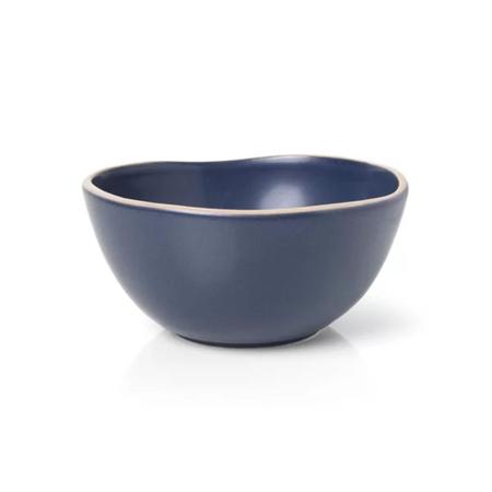 Imagem de Tigela Bowl Vivant Azul Jeans Copa e Cia 500ml Azul Escuro Cerâmica Fosca Mate